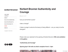 Tablet Screenshot of norbertbrunner.com